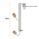 Door Hook Coat Rack Robes Bath Towels Drill Free Home Hotel Storage Organizer