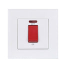 With Indicator Light Switch 45A High Power Switch Panel Type 86 Double Maxi