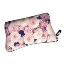 Cute pattern Pouch Travel Case Cosmetic Makeup Bag (Pink roses)