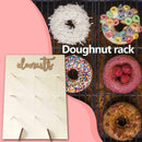 Wooden Donut Dessert Holder Doughnuts Display Stand Wedding Party Decor