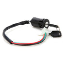 Ignition Key Switch Lock 4 Wires For Motorcycle Motor Scooters Motorcycle B ï¼W