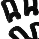 Pack of 40 Mini Flocking Clothes Hanger Hook Closet Organizer Wardrobe Black