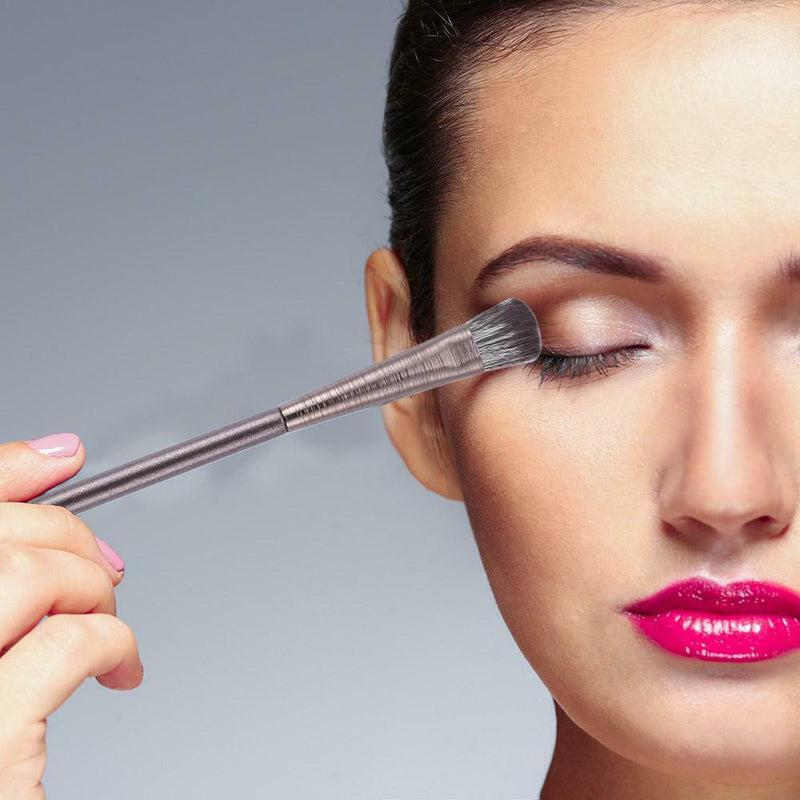 Make Up Brushes Metal Wire-drawing Eye Shadow Brush Women Cosmetics Tools A