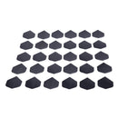 30 Pcs/Lot High Quality Simple Pure Black Dart Flights For Outdoor Sport T sp