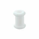 2 PCS 2 Gauge 6mm Silicone Tunnel Ear Plug Expander Stretcher (White)