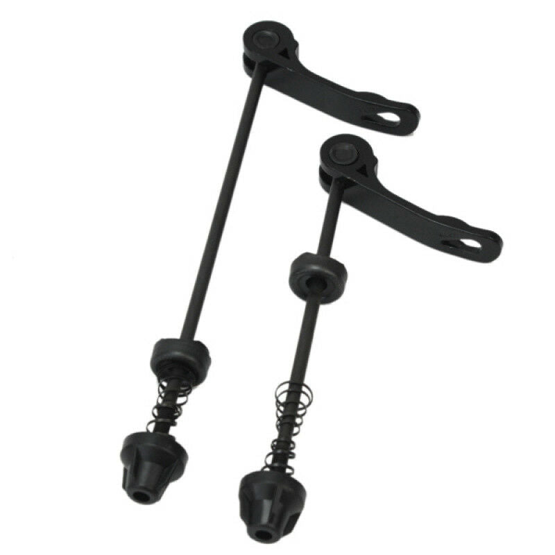 1 Set MTB Road Bicycle Bike Wheel Hub Skewer Front Rear Quick Release Axle Black