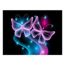 5D DIY Full Drill Diamond Painting 2 Butterflies Cross Stitch Embroidery