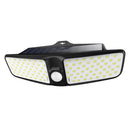 100LED Solar Wall Lamps Outdoor Waterproof Street Courtyard Induction Lamp
