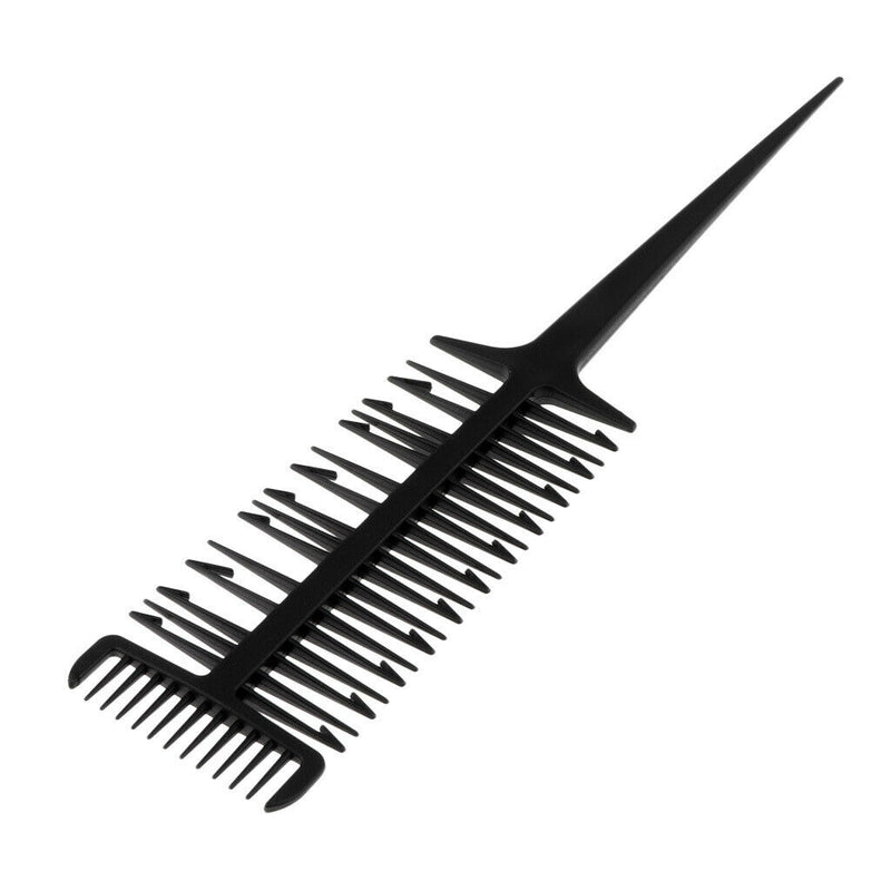 4Pcs Hairdressing Weaving Styling Foiling Hair Comb for Hair Dyeing Cutting