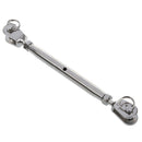 304 Stainless Steel Rigging Screw Closed Body Jaw Jaw Turnbuckle 7/32" Thre