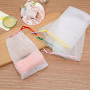 5*Soap Foaming Net Saver Bag Suds Bubbles Maker Skin Care Bath Easy Bubble MesOZ