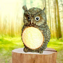 Solar Powered Decorative Garden Ornament Animal Birds Pathway Light LED Owl K0Q2