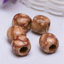 100 pcs wooden beads ball beads spacers spacer beads Jewellery DIY Crafting H7O9