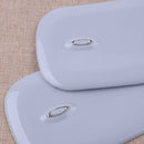 2Pc Front Rear Bumper Rubber Pad Protector Left+Right Corner Cover Guards Useful