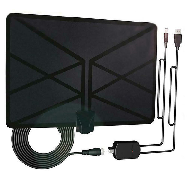 Ultra-Thin Aerial Indoor Amplified Digital HDTV 4K HD TV Antenna Freeview TV