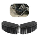 Left & Right Rear Floor Board Tassel Cover Motorcycle Driver Floorboard Fringe
