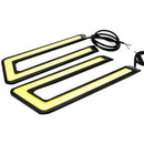 1PC U-Shaped 12V LED COB Car Auto DRL Driving Daytime Running Lamp Fog OZ