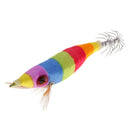 Glow in the Dark Squid Jigs Hook Shrimp Fishing Lure Bait w/ Luminous Tail