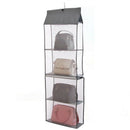 Detachable 6 Compartment Organizer Pouch Hanging Handbag Organizer Clear Pu