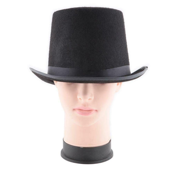 Solid Color Magician Stage Performance High Hat Women Men Party Costume Cap A#S