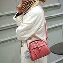 Women Messenger Handbag Shoulder Bag PU Leather Satchel Sling Bag/Cameo SN9F