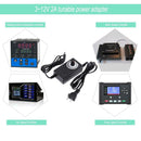 AC to DC Adapter 3-12V 2A Adjustable Power Supply Motor Speed Controller US