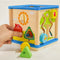 Multifunction Wooden Activity Cube Bead Maze Educational Toys for 1 Year Old