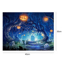 Halloween 5D Full Drill Round Diamond Painting DIY Embroidery Set Art Craft