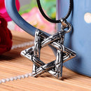 1 Pcs Hexagram Jewish Star Charm Pendant Necklace Chain Choker Necklace OS