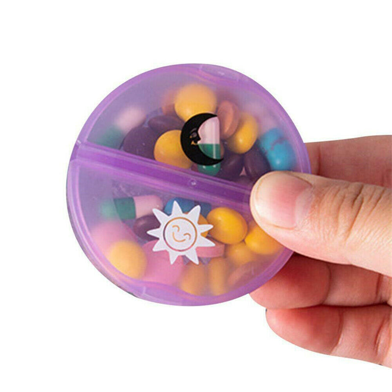 Pill Case Weekly Pills Compartments Organizer Twice A Day For Travel Portable