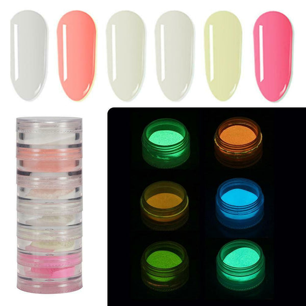 Luminous Pigment Fluorescent Powder Glow In The Dark DIY Painting Nail Art Decor