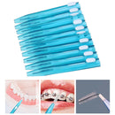 20Pcs Push-Pull Interdental Brush Oral Hygiene Toothpick Tooth Cleaning Floss