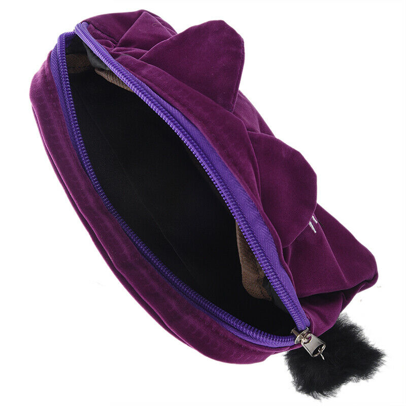 Cartoon Storage Case Travel Makeup Pouch Cosmetic Bag (Purple) K8O3