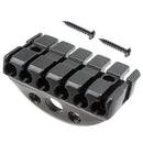 Electric Guitar Bridge 6 Strings Locking Nut Headless Suspension Black 42mm