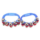 2x Music Percussion Hand Held Drum Tambourine 10 Jingle Bells Random Color