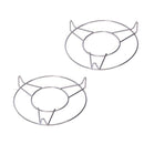 Stainless Steel Round Steamer Rack Stand 6 Inch Diameter 2 Pcs N9L6