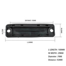 Trunk Hatch Liftgate Switch Latch Release Button Rubber Cover Replacement+Tool