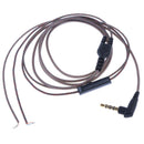 3.5mm Aux In Right Angle Earphone Audio Cable Repair Update Wire DIY 120cm