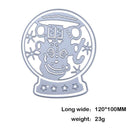 Crystal Old Man DIY Metal Stencil Scrapbooking Craft Embossing Cutting Die