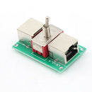 RJ45 Cable Control Switch Jack Coupler Reticle Crystal Head Adapter Connector TO