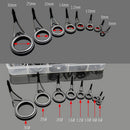 75xHeavy Duty 8 Sizes Fishing Rod Guides Kit Parts Rod Building Repair Making J_