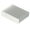 Aluminum  Sink 100mmx80mmx26.9mm Radiator Driver Cooler Heatsink White