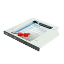 8.9-9.5mm Thick SATA SSD HDD Hard Disk Caddy Tray All Aluminium Hard Drive Case
