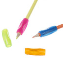 4Pcs Pencil grip child kid handwriting aid tool soft rubber pen toppe M&E