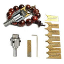 16Pcs/Set Wooden Bead Maker Beads Drill Bit Mill Cutter Multi Woodwork Set