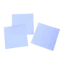 3Pcs Blue 100mm*100mm*0.5mm Computer GPU CPU Conductive Silicone Thermal Pad ME