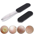 Reusable stainless pedicure foot file cracked skin callus remover feet rasp   Z