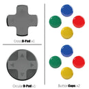 10 In1 D-Pad Button Cap Set For  Switch Joy-Con Controller