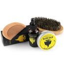 Oalen Beard Care Kit Balm Oil Beard Balm Beard Comb Beard Brush Beard Bag 1 Y3E9