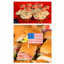 100 American Flag Toothpicks Party Cupcake Decoration Sandwich Mini Food Pi